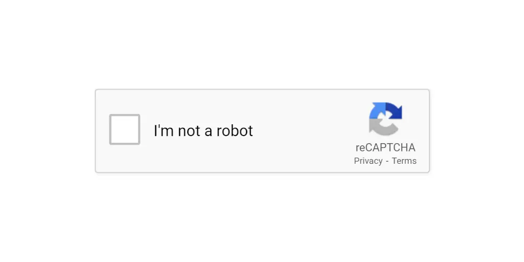 Ein klassisches CAPTCHA.